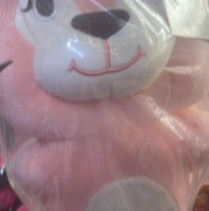 Pembe peluş