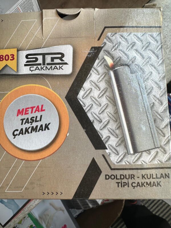 metal taşlı çakmak