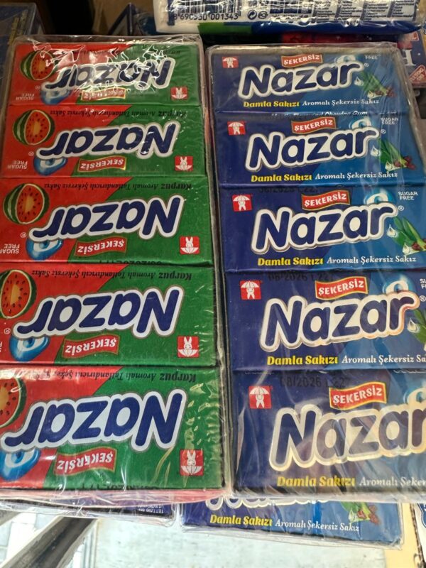 beşli nazar sakız